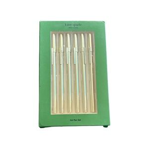 Kate Spade Strike Gold Pen Set of 5